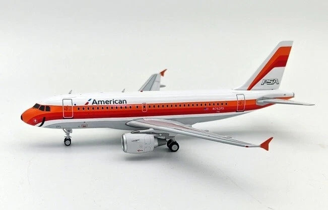 1:200 InFlight200 American Airlines Airbus A319  N742PS "PSA" Aircraft Model