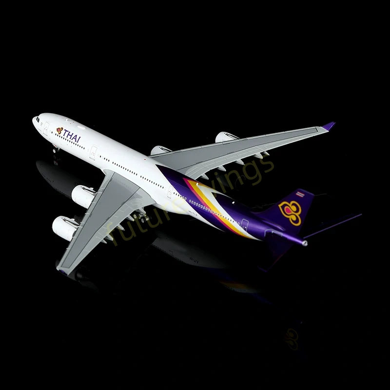 1:400 HX Models Thai Airways A340-500 HS-TLA HS-TLB HS-TLC HS-TLD+Free Tractor
