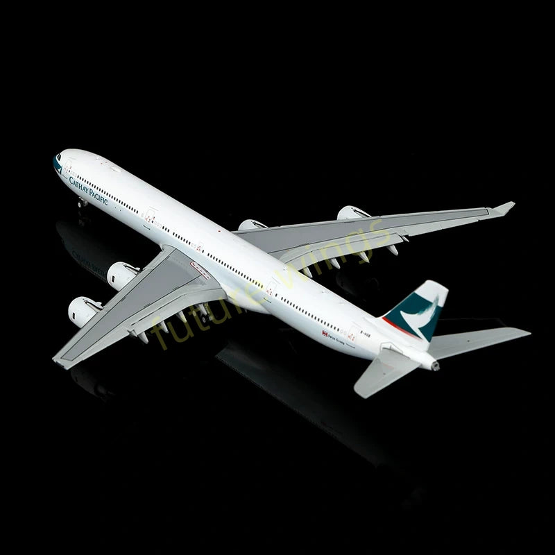 1:400 YY Wings  Cathay Pacific A340-600 B-HQB/B-HQC Aircraft Model+Free Tractor