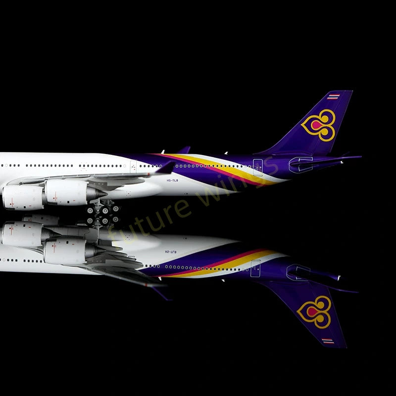 1:400 HX Models Thai Airways A340-500 HS-TLA HS-TLB HS-TLC HS-TLD+Free Tractor