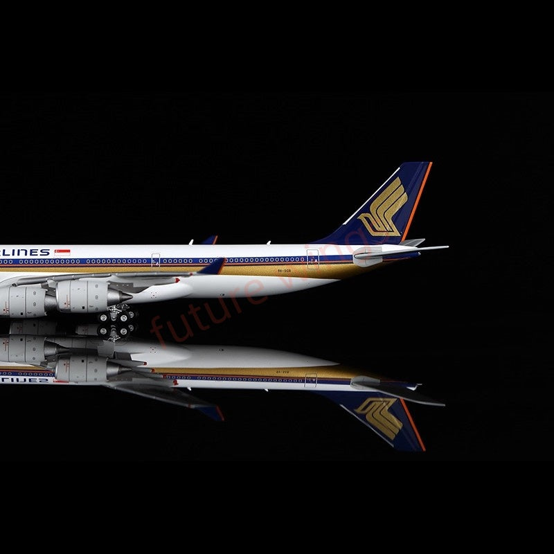 1:400 HX Models Singapore Airlines A340-500 9V-SGA 9V-SGB 9V-SGC 9V-SGD 9V-SGE Aircraft Model+Free Tractor