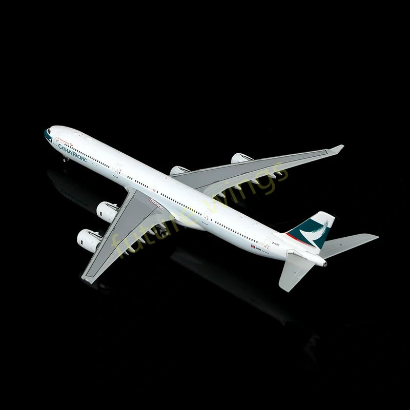 1:400 YY Wings  Cathay Pacific A340-600 B-HQB/B-HQC Aircraft Model+Free Tractor