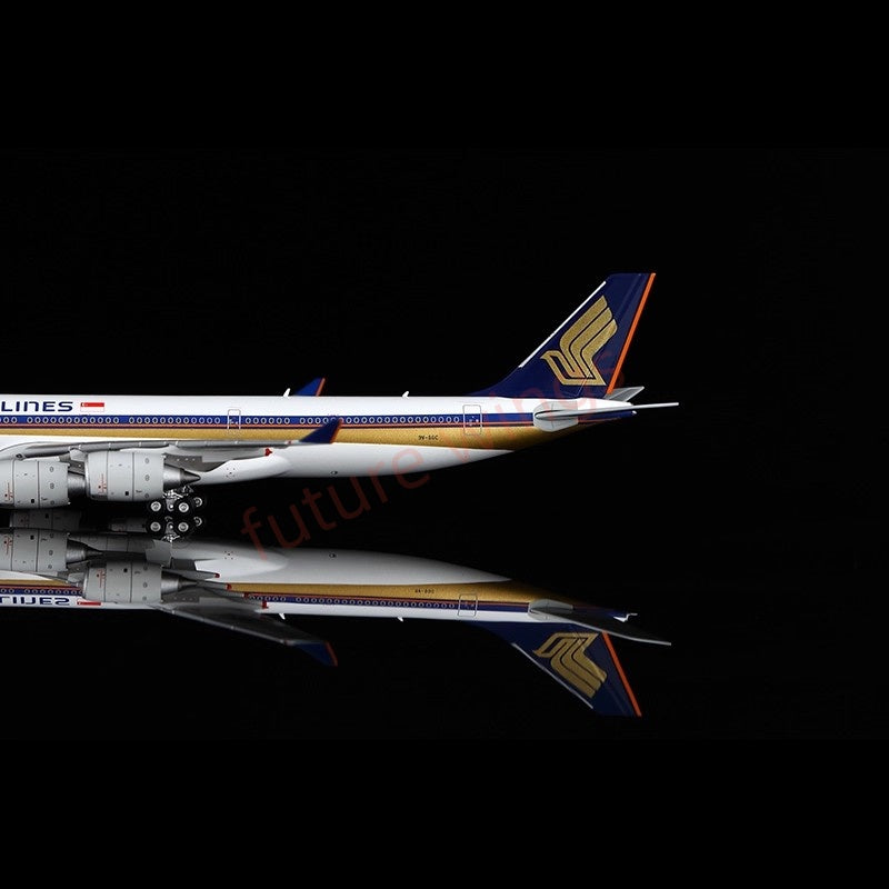 1:400 HX Models Singapore Airlines A340-500 9V-SGA 9V-SGB 9V-SGC 9V-SGD 9V-SGE Aircraft Model+Free Tractor