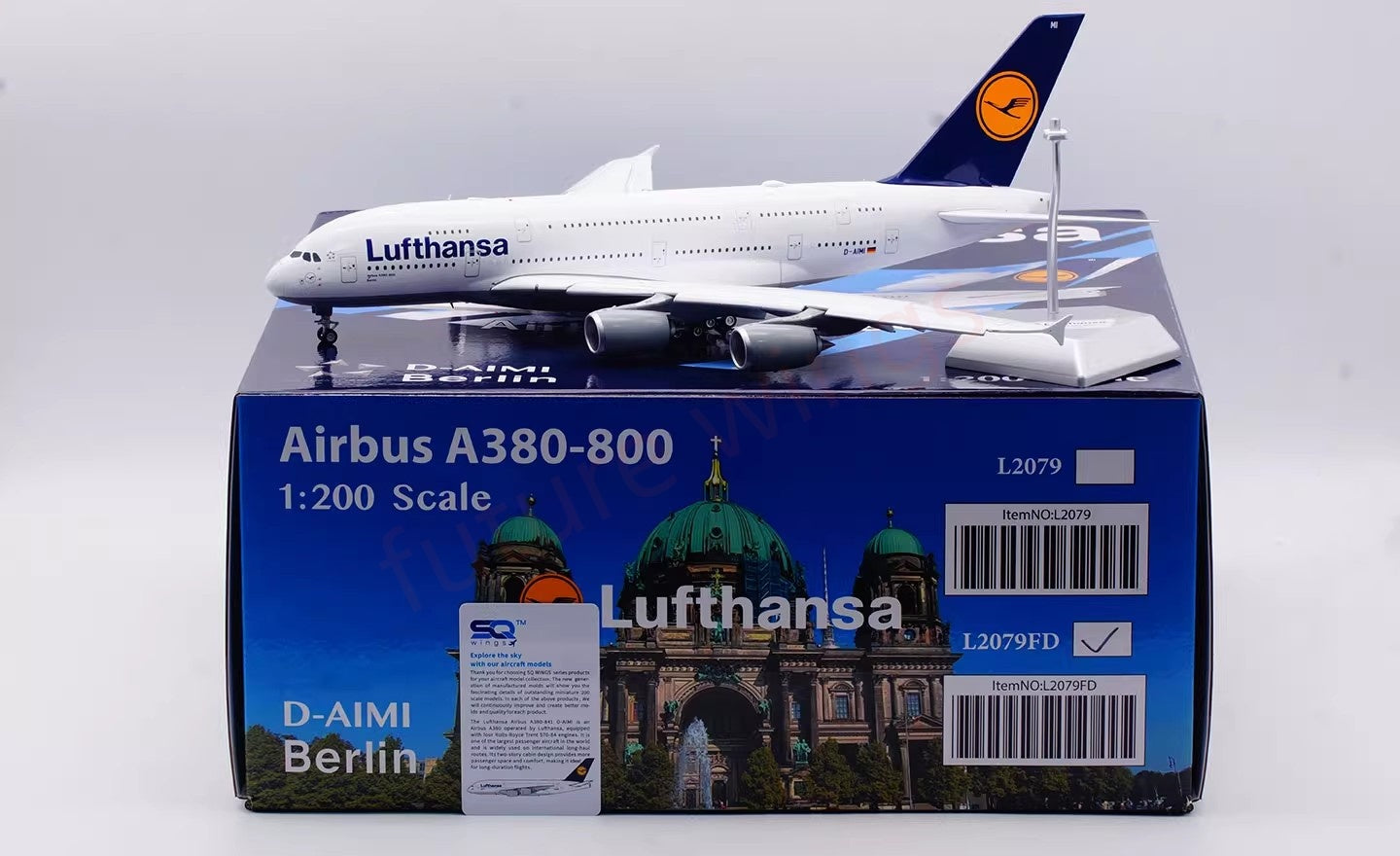 1:200 SQ Wings Lufthansa Airlines A380 D-AIMH/D-AIMI/D-AIMC/D-AIMA Diecast Aircraft Model