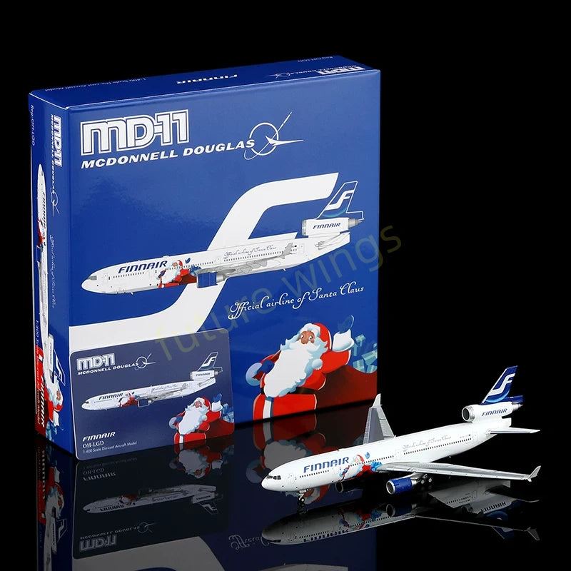1:400 HX Models Finnair MD-11 OH-LGA OH-LGB OH-LGC OH-LGD OH-LGF +Free Tractor