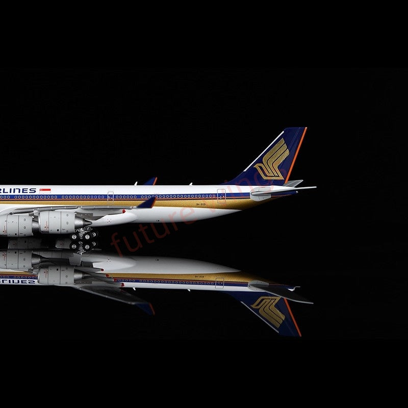 1:400 HX Models Singapore Airlines A340-500 9V-SGA 9V-SGB 9V-SGC 9V-SGD 9V-SGE Aircraft Model+Free Tractor
