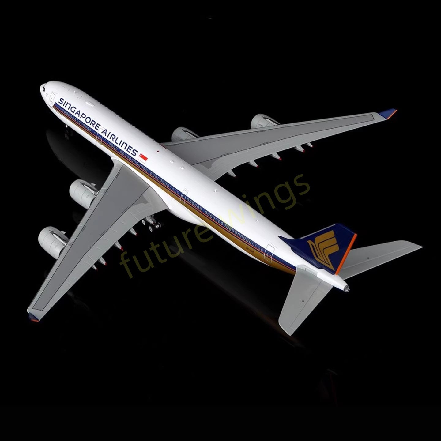 1:200 SQ Wings Singapore Airlines A340-500 9V-SGA 9V-SGB 9V-SGC 9V-SGD 9V-SGE Aircraft Model