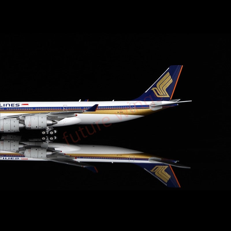 1:400 HX Models Singapore Airlines A340-500 9V-SGA 9V-SGB 9V-SGC 9V-SGD 9V-SGE Aircraft Model+Free Tractor
