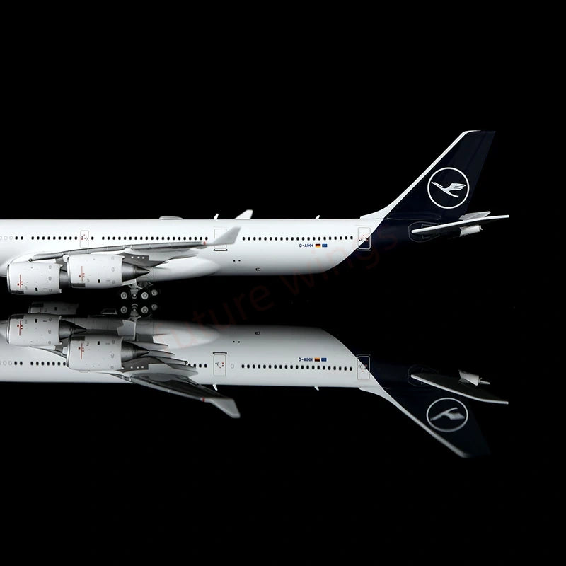1:400 YY Wings Lufthansa Airlines A340-600 D-AIHI D-AIHE D-AIHH Aircraft Model +Free Tractor