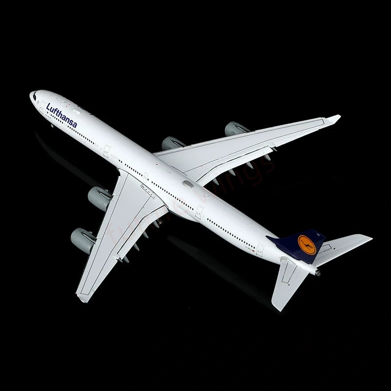 1:400 YY Wings Lufthansa Airlines A340-600 D-AIHZ D-AIHX Aircraft Model +Free Tractor