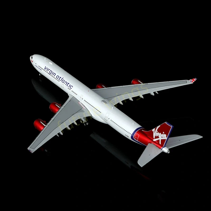 1:400 YY Wings Virgin Atlantic A340-600 G-VSHY G-VWIN Aircraft Model+Free Tractor