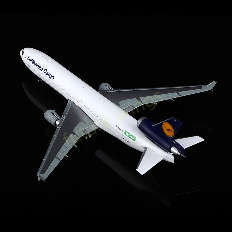 1:400 YY Wings Lufthansa Cargo MD-11 D-ALCC "Member of WOW" Aircraft Model+Free Tractor