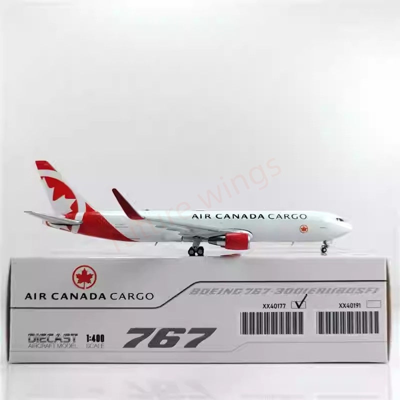 1:400 JC Wings XX40177 Air Canada B767-300 C-GHLV Aircraft Model+Free Tractor