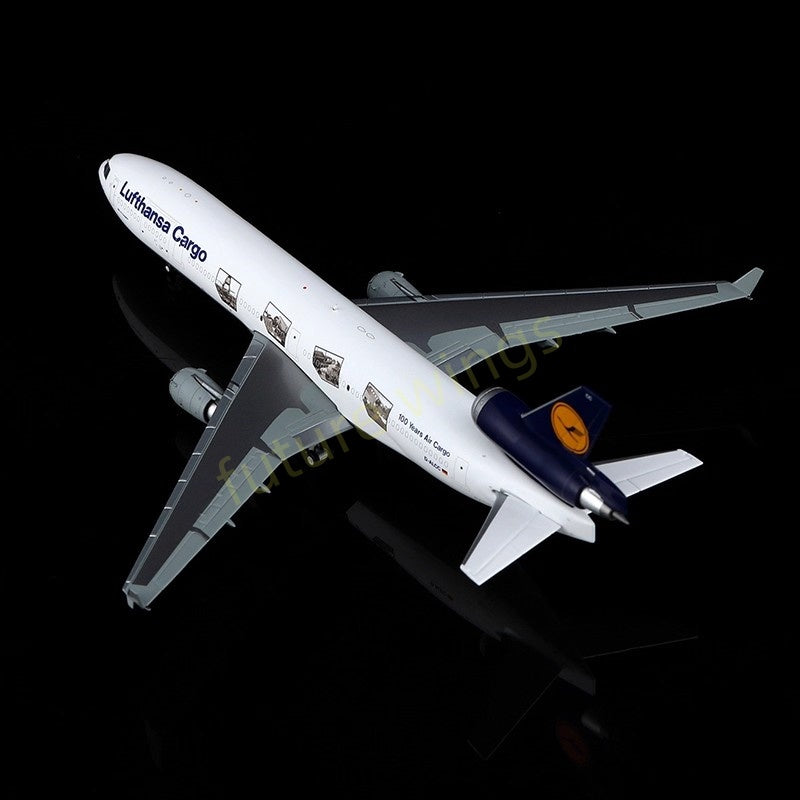 1:400 YY Wings Lufthansa Cargo MD-11 D-ALCC "100years Air Cargo" Aircraft Model+Free Tractor