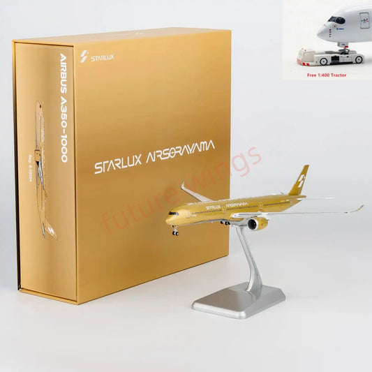 1:400 NG Models NG57047 Starlux Airlines A350-1000 B-58554 "Luxury Package"+Free Tractor
