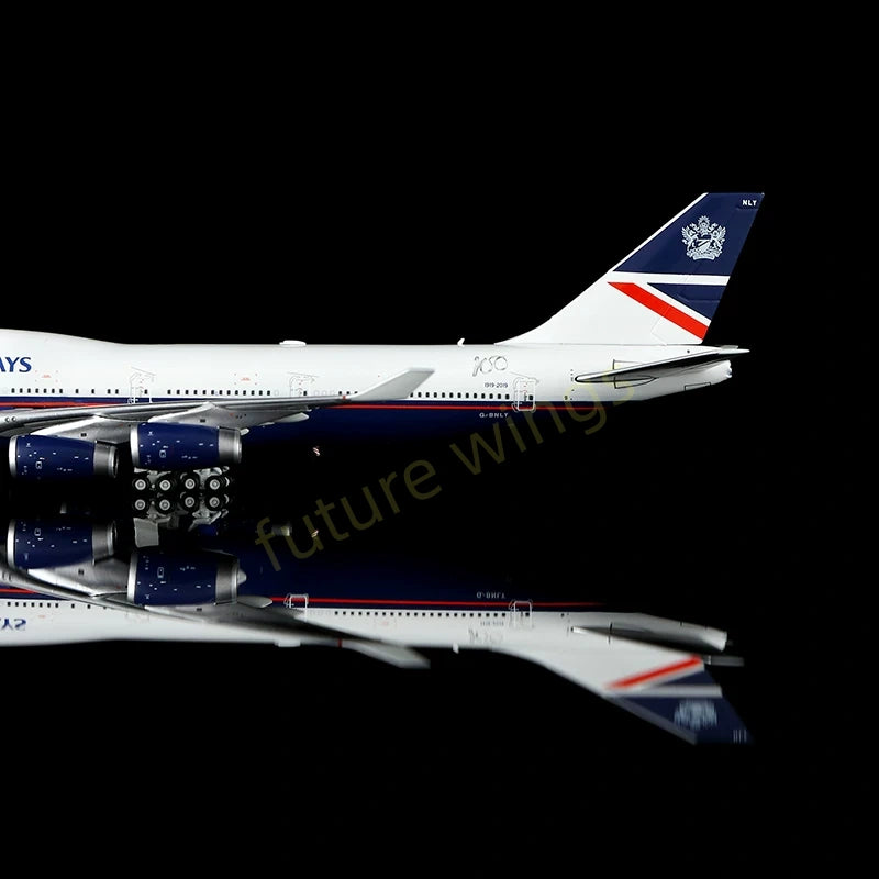 1:400 HX Models British Airways B747-400 G-BNLY "100Years" Aircraft Model+Free Tractor