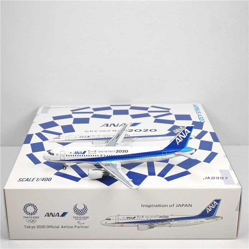 1:400 C model ANA A320 JA01VA JA8997 Aircraft Model+Free Tractor
