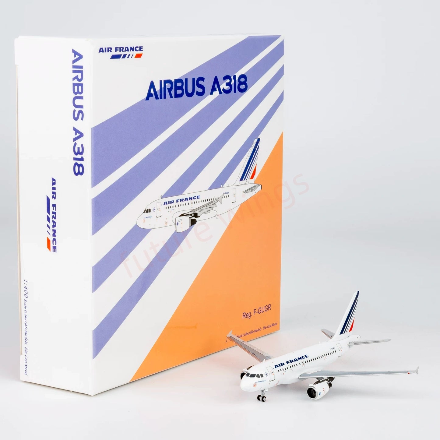 1:400 NG Models NG48025 Air France A318 F-GUGR Aircraft Model+Free Tractor