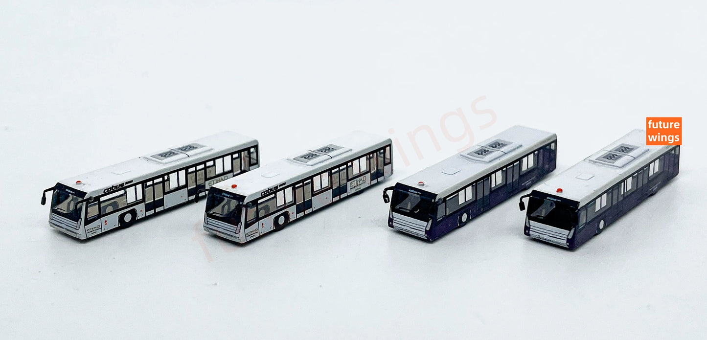 1:400 Fantasy Wings GSE AA4005 Airport Passenger Cobus3000 Etihad Airways 4in1 Set