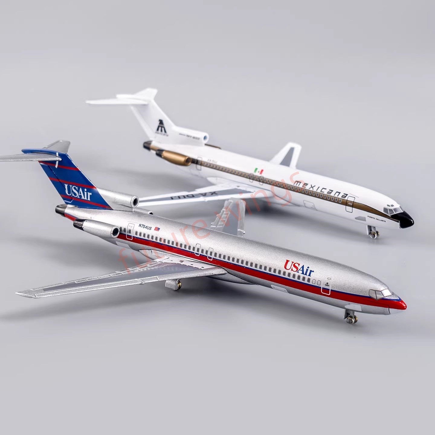1:250 US Air/Mexican B727-200 (Retractable Landing Gears) Diecast Model