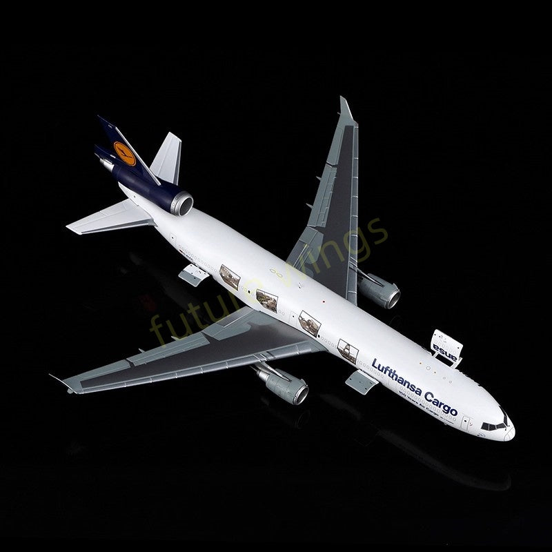 1:400 YY Wings Lufthansa Cargo MD-11 D-ALCC "100years Air Cargo" Aircraft Model+Free Tractor