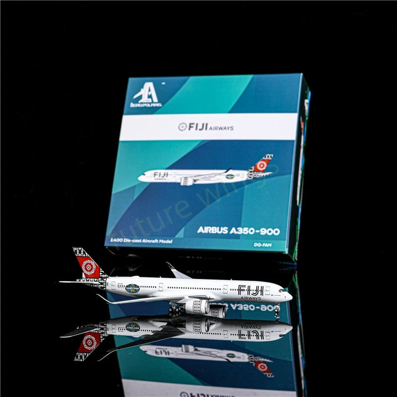 1:400 AeroPolaris Fuji Airways A350-900 DQ-FAM Aircraft Model+Free Tractor