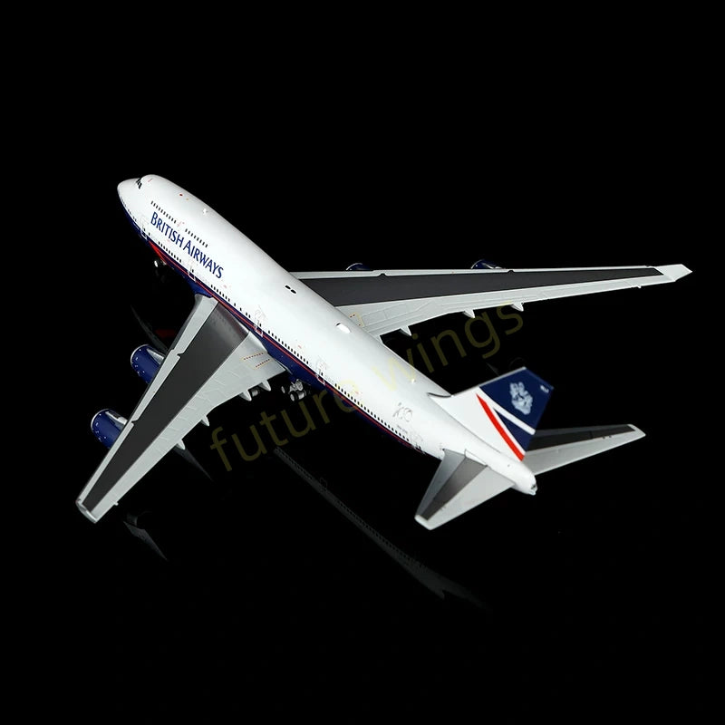 1:400 HX Models British Airways B747-400 G-BNLY "100Years" Aircraft Model+Free Tractor