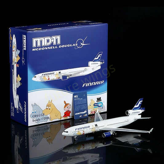 1:200 SQ Wings FinnAir Mcdonnell Douglas MD-11 OH-LGF Diecast Aircraft Model