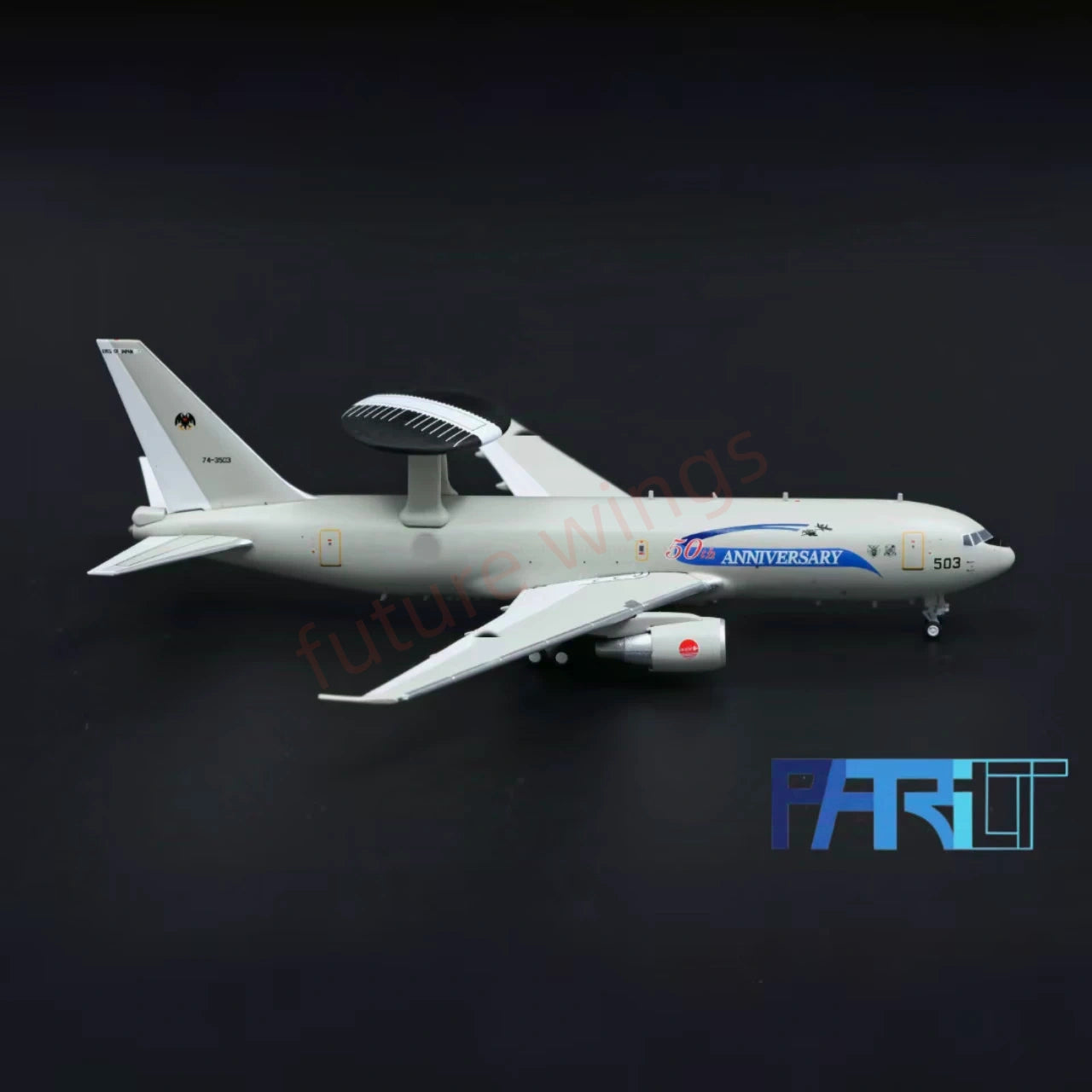 1:400 Patriot ‌JASDF E-767 74-3503 "50th Anniversary" Aircraft Model+Free Tractor