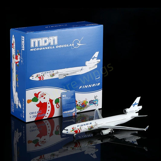 1:200 SQ Wings FinnAir Mcdonnell Douglas MD-11 OH-LGC Diecast Aircraft Model