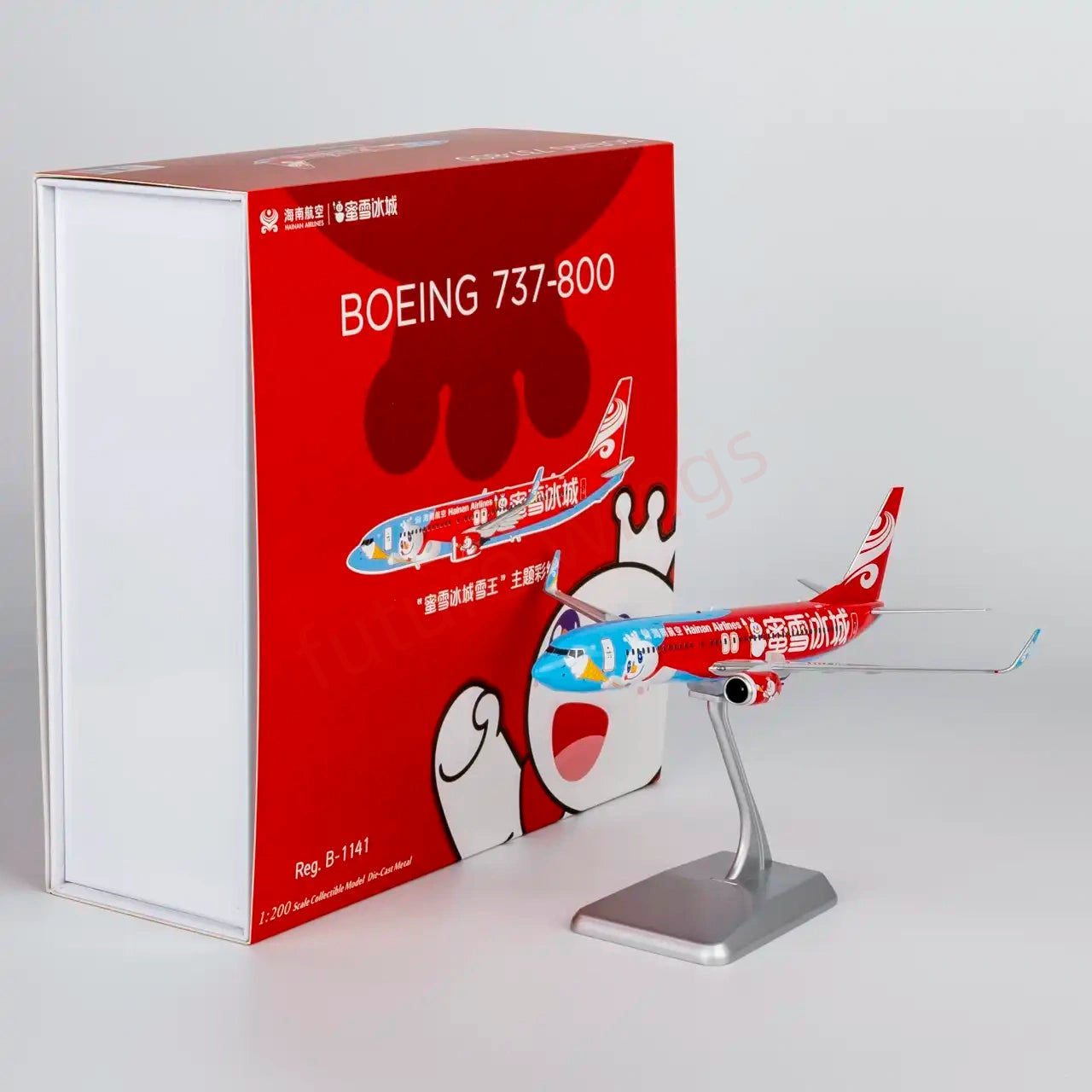 1:200 NG Models NG08079 Hainan Airlines B37-800 B-1141 "MiXue " Aircraft Model