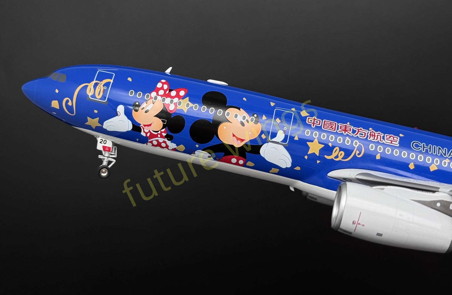 1:200 KJ Models(InFlight200) China Eastern Airlines A330-300 B-6120 Aircraft Model With Stand