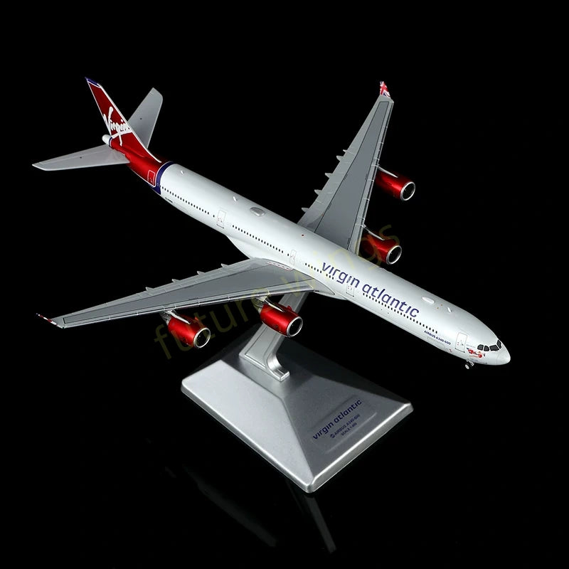 1:400 YY Wings Virgin Atlantic A340-600 G-VSHY G-VWIN Aircraft Model+Free Tractor