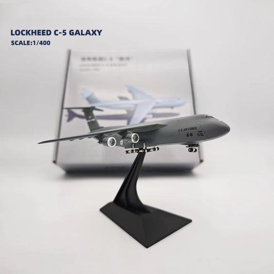1:400 YRD Model USAF Lockeed C-5 Galaxy Diecast Aircraft Model With Stand