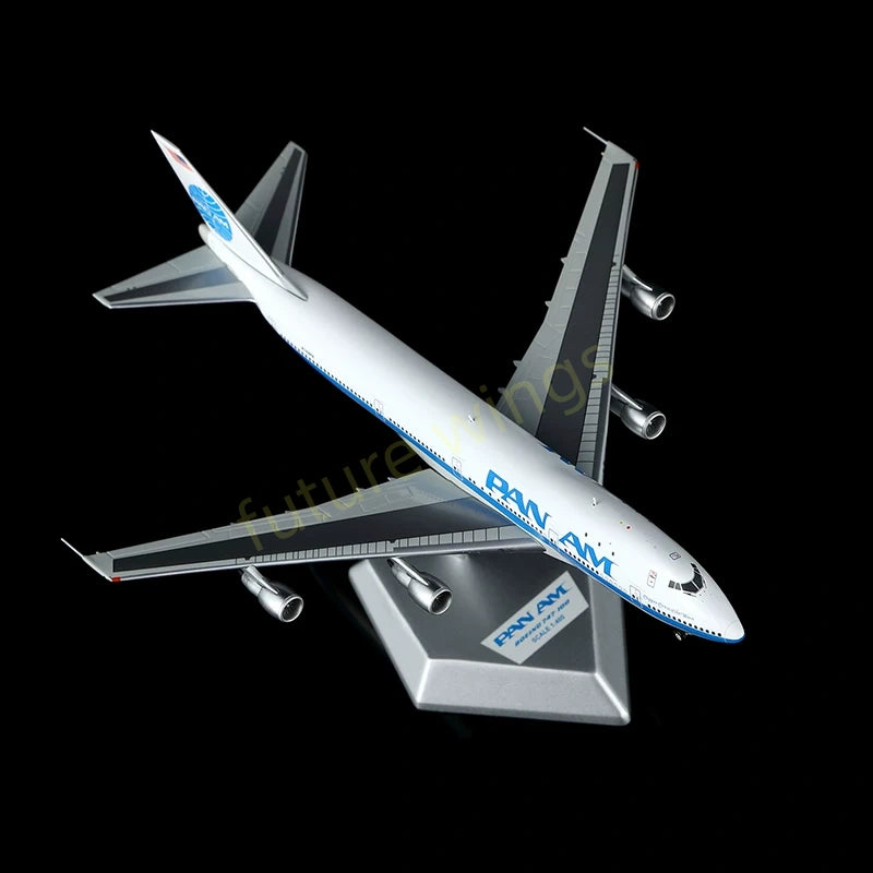 1:400 HX Models Pan AM B747-100 N748PA Aircraft Model+Free Tractor