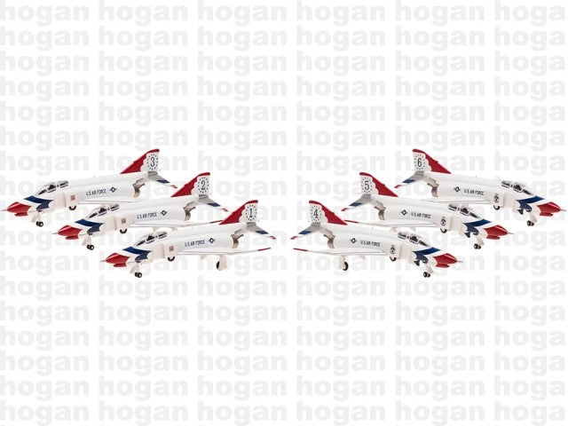 1:200 Hogan Wings HG60005 USAF THUNDERBIRDS McDonnell F-4E 6in1 Set