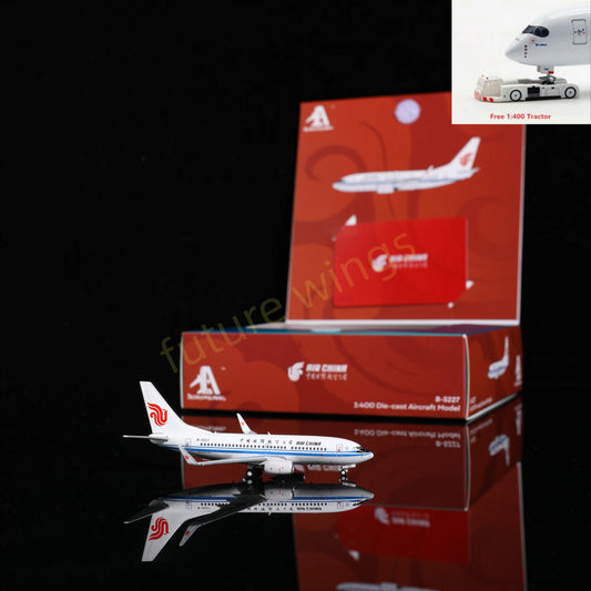 1:400 AeroPolaris Air China B737-700 B-5227 Aircraft Model+Free Tractor