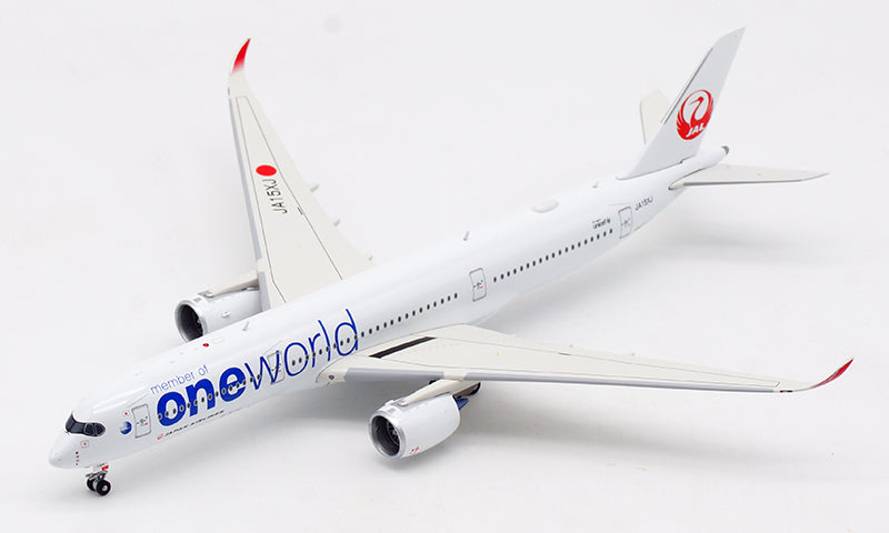 1:400 Aviation400 Japan Airlines JAL A350-900 JA15XJ “One World”Free Tractor+Stand