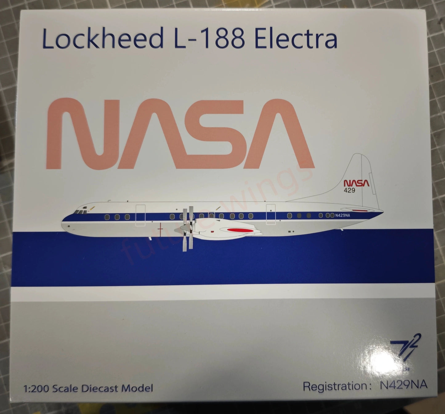 (Exhibition‑Exclusive)1:200 Z²Model NASA Lockheed L-188 Diecast Aircraft Model