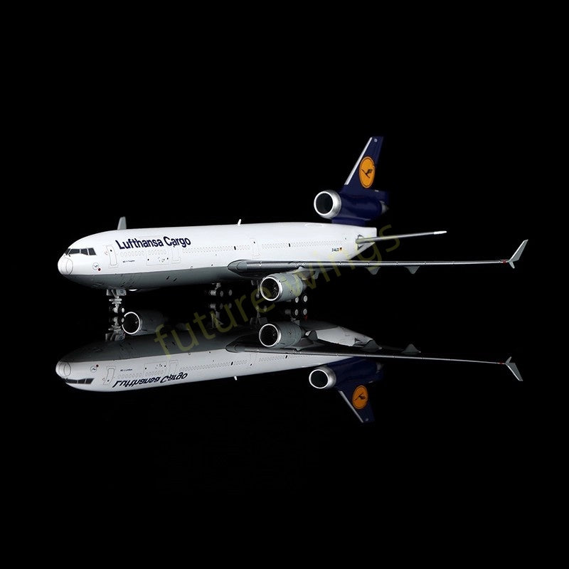 1:400 YY Wings Lufthansa Cargo MD-11 D-ALCD "Old Livery"Aircraft Model+Free Tractor
