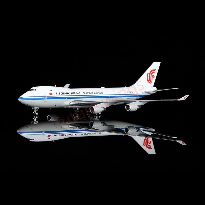 1:400 YY Wings Air China Cargo B747-400F B-2409 Aircraft Model Free Tractor +Stand