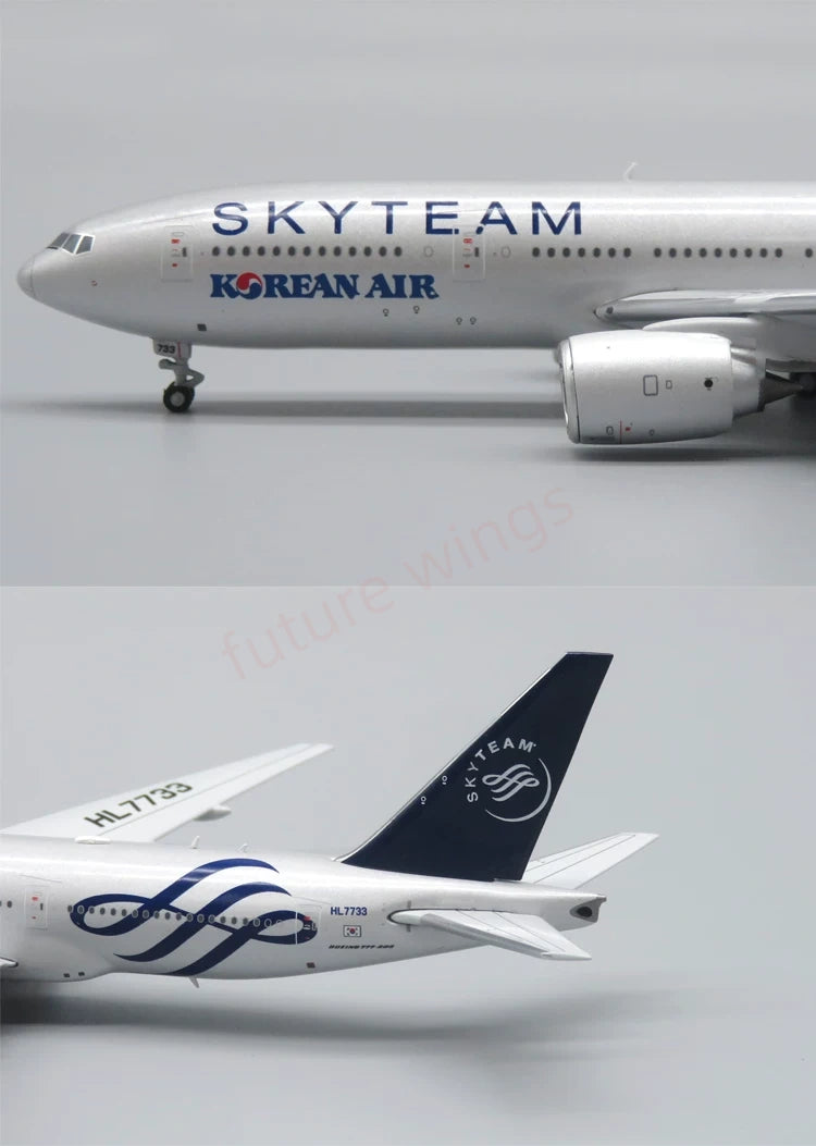 1:400 Apollo Air Korean B777-200 HL7733 Aircraft Model+Free Tractor