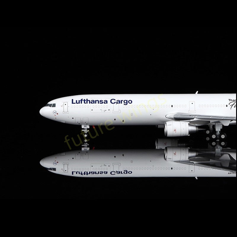 1:400 YY Wings Lufthansa Cargo MD-11 D-ALCC "Thank You&Farewell" Aircraft Model+Free Tractor