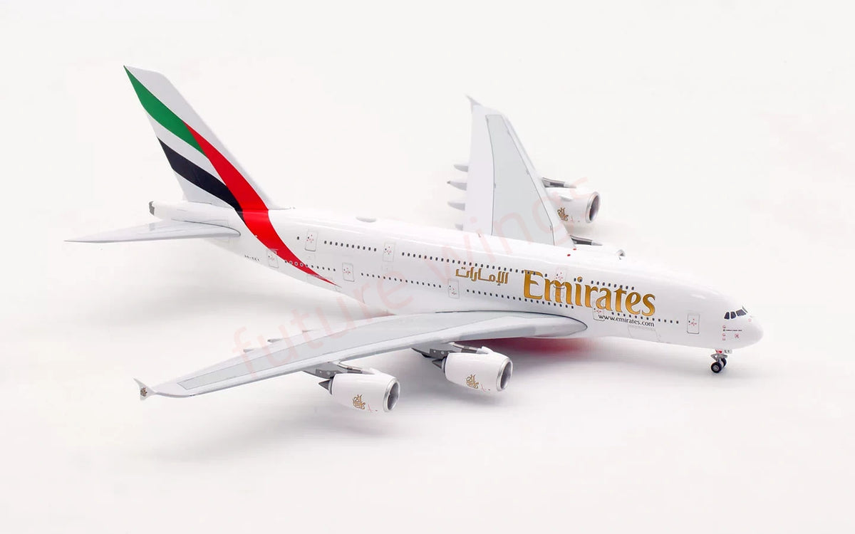 1:400 Aviation400 Emirates A380 A6-EEY Aircraft Model Free Tractor+Stand