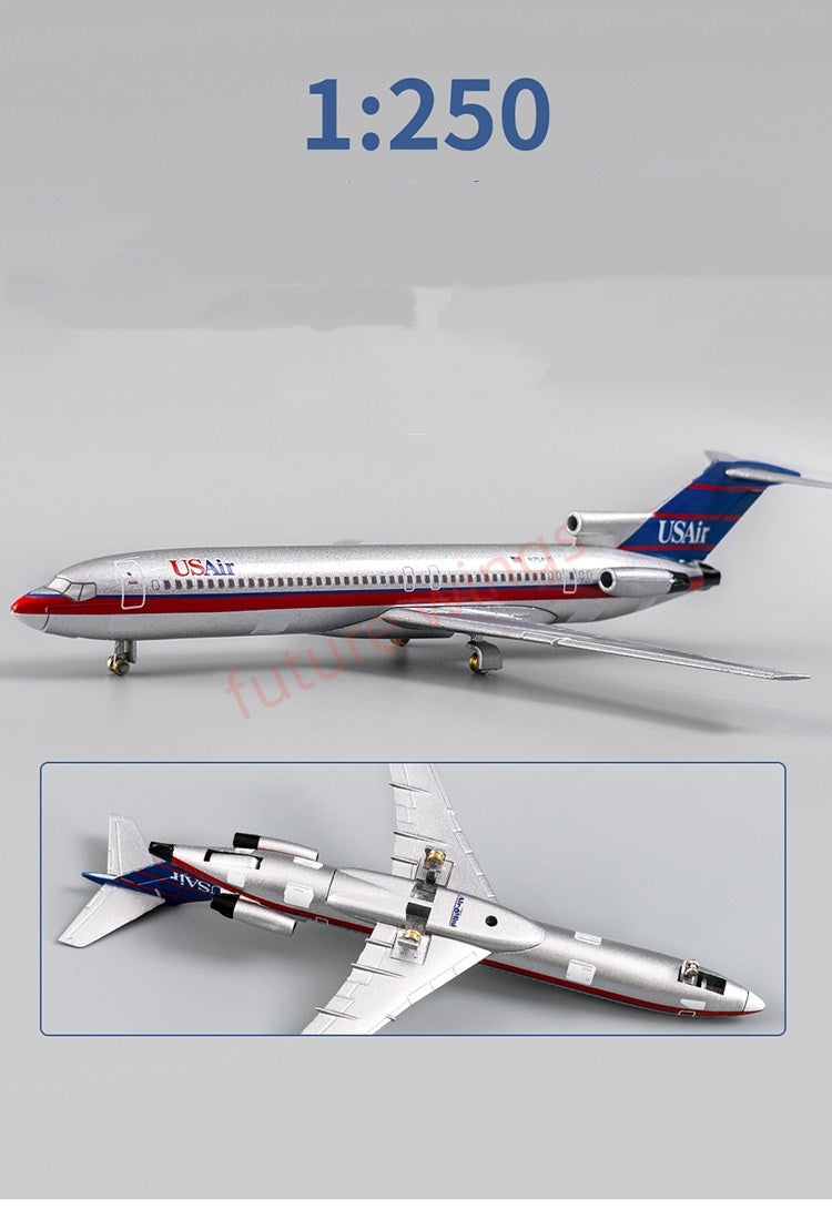1:250 US Air/Mexican B727-200 (Retractable Landing Gears) Diecast Model