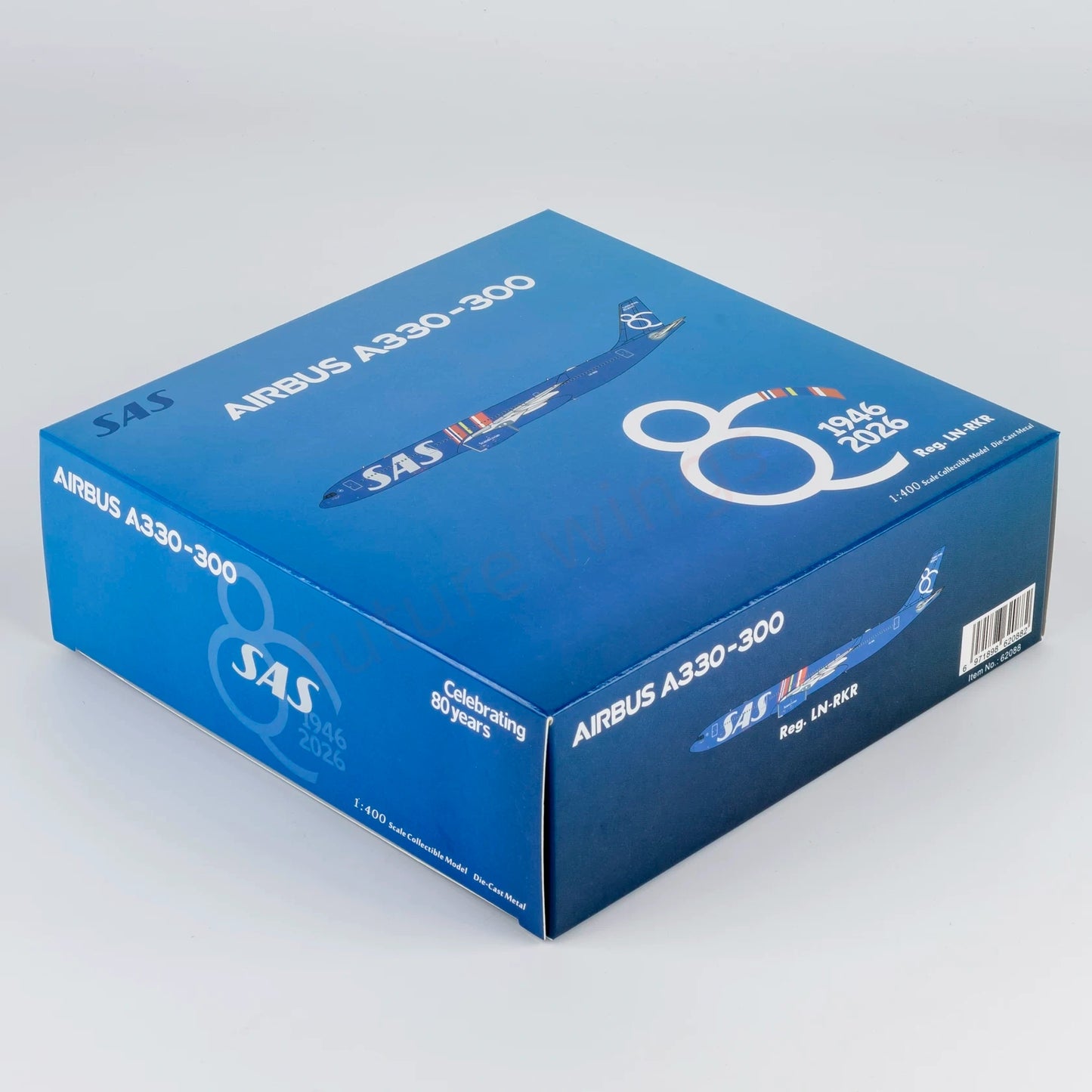 1:400 NG Models NG62088 SAS A330-300 LN-RKR Aircraft Model+FreeTractor