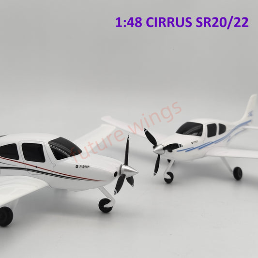 1:48 CIRRUS Aircraft CIRRUS SR20/SR22 Plastic Aircraft Model With Stand