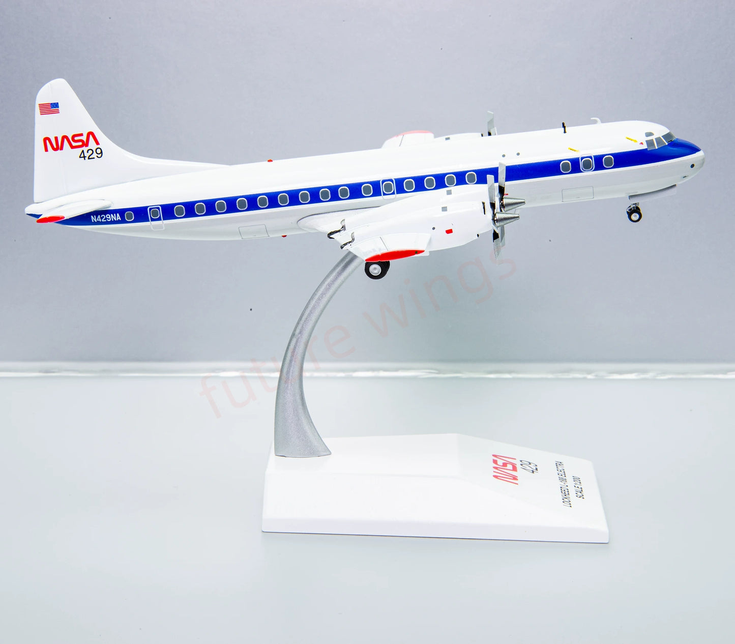 (Exhibition‑Exclusive)1:200 Z²Model NASA Lockheed L-188 Diecast Aircraft Model