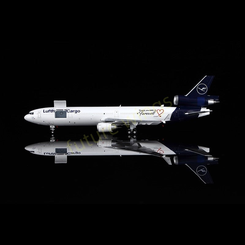 1:400 YY Wings Lufthansa Cargo MD-11 D-ALCC "Thank You&Farewell" Aircraft Model+Free Tractor
