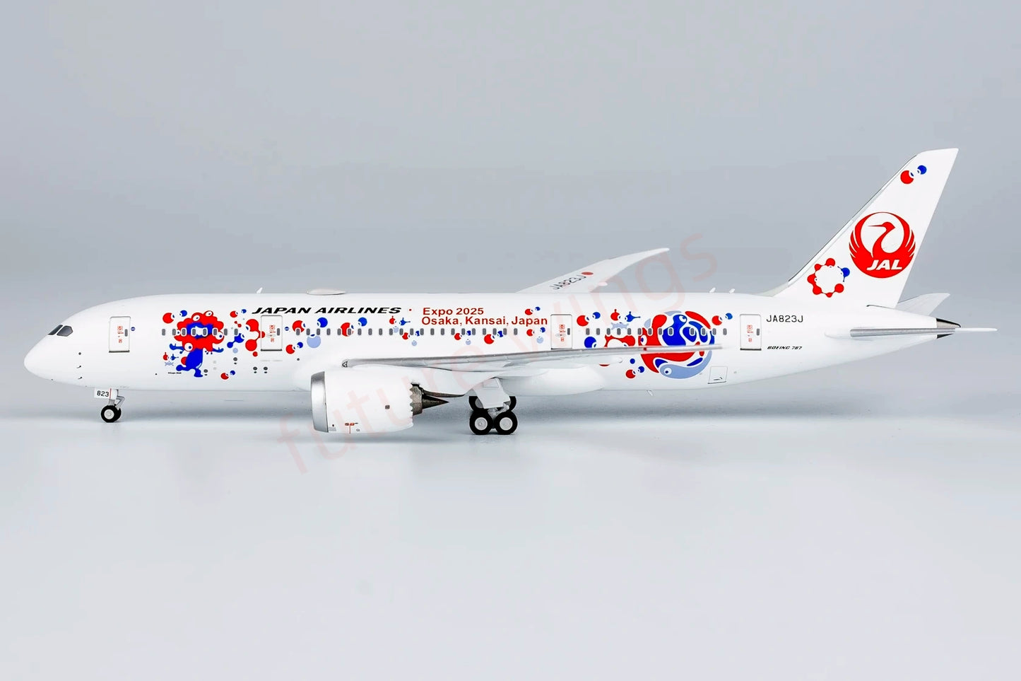 1:400 NG Models NG59030 Japan Airlines B787-8 JA823J Aircraft Model Free Tractor+Stand